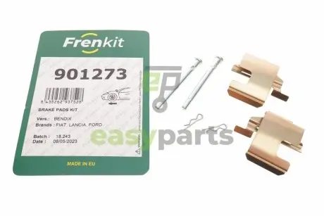 Планка супорта (переднього) прижимна (к-кт) Fiat Panda/Punto 99-13 (Bendix) FRENKIT 901273