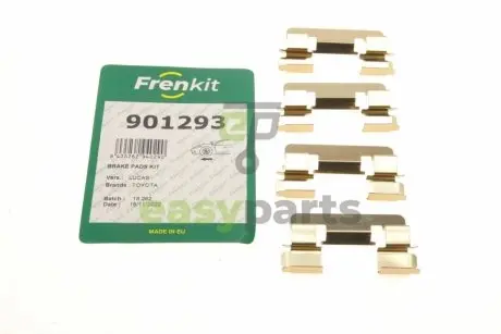 Планка супорта (переднього) прижимна (к-кт) Toyota Corolla 00-08 (Lucas) FRENKIT 901293