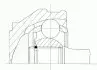 ШРКШ внутр. VW GolfV-VII/Jetta/Touran, Audi 80/A3/A4/TT, Seat Leon/ Skoda Fabia/Octavia 87- GKN (Lobro) 302261 (фото 2)