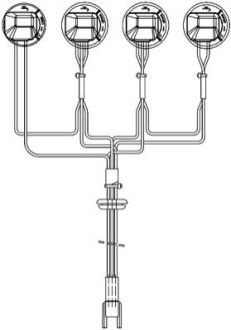 Кабельний комплект, основна фара HELLA 8KA 155 372-001