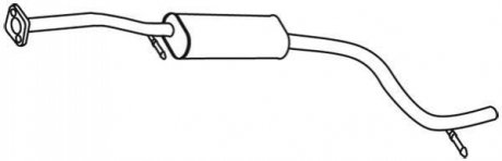 Середній глушник вихлопних газів WALKER 18739 (фото 1)