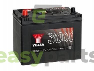 Стартерна акумуляторна батарея YUASA YBX3031 (фото 1)