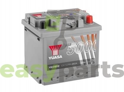 Стартерная аккумуляторная батарея YUASA YBX5012 (фото 1)