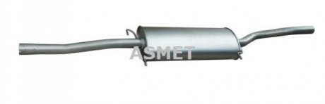 Середній глушник вихлопних газів ASMET 01.081 (фото 1)