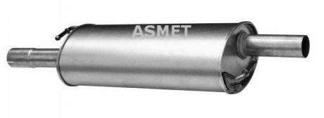 Средний глушитель выхлопных газов ASMET 04.108 (фото 1)