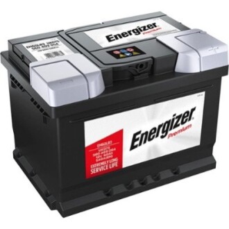 Стартерная аккумуляторная батарея Energizer EM60-LB2