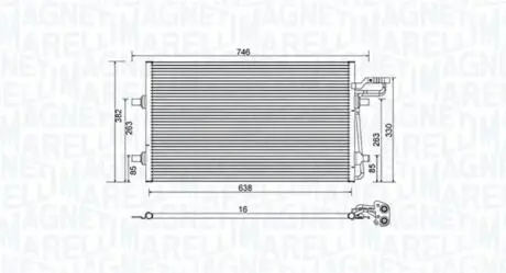 Скраплац VOLVO VOLVO C30/S40/V50 MAGNETI MARELLI 350203934000