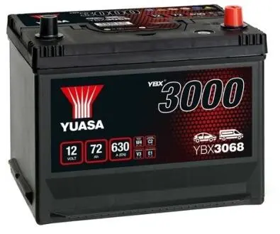 Стартерная аккумуляторная батарея YUASA YBX3068