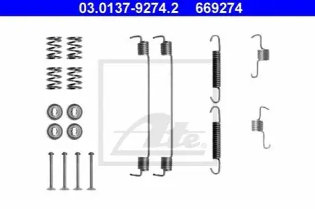 Комплектующие, тормозная колодка ATE 03.0137-9274.2