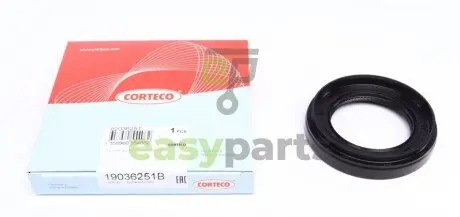 Сальник півосі Toyota Avensis 2.4 03-08/ Rav 4 2.0 4WD 00-13 (50x80x11/17.5) CORTECO 19036251B