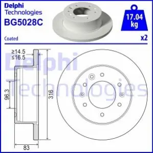 Щит Хэма. HYUNDAI Вы? 04/2015> Delphi BG5028C
