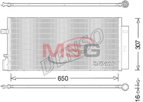 Ч?ОДНИКА КОНДИЦИОНЕРА CHEVROLET DENSO DCN20024