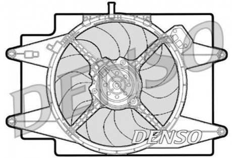 Вентилятор, охолодження двигуна DENSO DER01001 (фото 1)