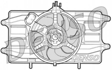 Вентилятор, охолодження двигуна DENSO DER09020