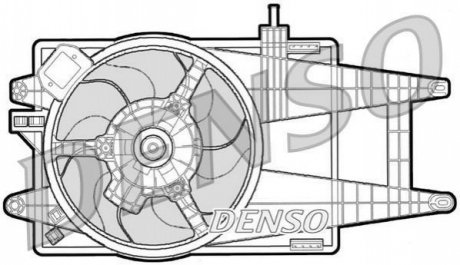 Вентилятор, охлаждение двигателя DENSO DER09040 (фото 1)