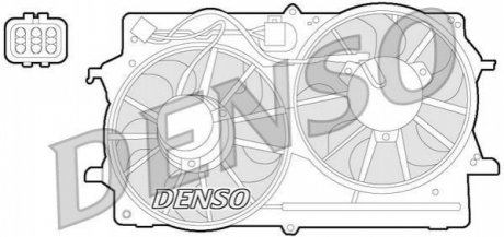 Вентилятор, охлаждение двигателя DENSO DER10007 (фото 1)