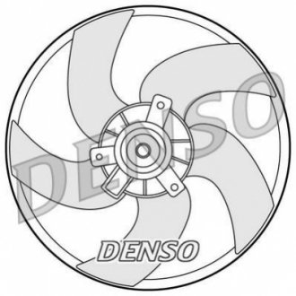 Вентилятор, охолодження двигуна DENSO DER21011