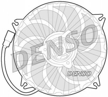 Вентилятор, охолодження двигуна DENSO DER21017 (фото 1)