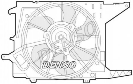 Вентилятор, охолодження двигуна DENSO DER37003