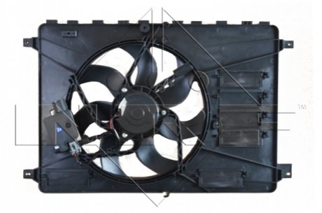 Вентилятор радіатора Ford Mondeo 2.0/2.2TDCi 07-15 (з дифузором) NRF 47593 (фото 1)