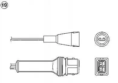 SONDA LAMBDA AUDI VW NGK OZA727-EE5 (фото 1)