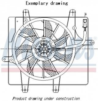 Вентилятор, охлаждение двигателя NISSENS 85740 (фото 1)