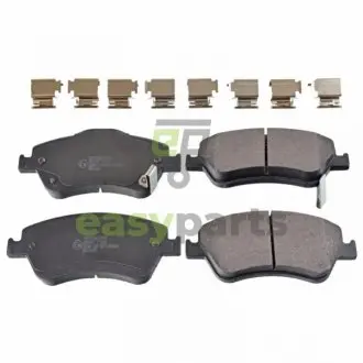 FEBI TOYOTA гальмівні колодки передн.Auris,Corolla 07- FEBI BILSTEIN 116296