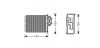 Теплообмінник, опалення салону AVA COOLING MSA6400 (фото 1)