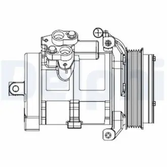 КОМПРЕССОР КОНДИЦИОНЕРА MERCEDES Delphi CS20528