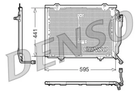 Ч?ODNICA КОНДИЦИОНЕР MERCEDES DENSO DCN17061