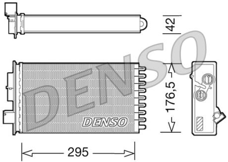 Теплообменник, отопление салона DENSO DRR12022