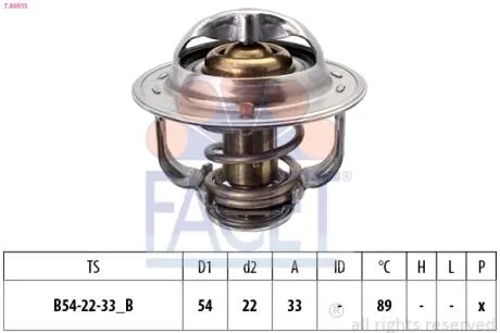 Термостат, охолоджуюча рідина FACET 7.8693S (фото 1)