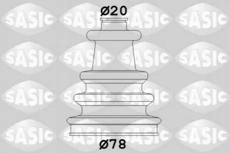 Комплект пылника, приводной вал SASIC 2933743