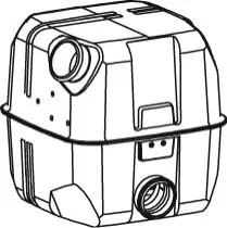 Середній / кінцевий глушник ОГ Dinex 68327