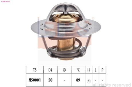 Термостат RENAULT / без повреждений/ EPS 1.880.322S (фото 1)