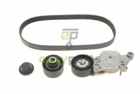 Комплект ременя генератора Ford Focus C-Max/II 1.6 TDCi 03-12/Volvo V50 1.6 D 05-12 (6PK803) Gates K016PK803