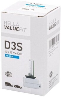 D3S 42V 35W Газорозрядна лампа XENON 4300 K VALUEFIT HELLA 8GS 242 632-321