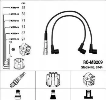 БЕСПРОВ.Выс.НАП.КОМПЛ. ДБ NGK RC-MB209