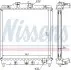 Радіатор, охолодження двигуна NISSENS 63312 (фото 1)