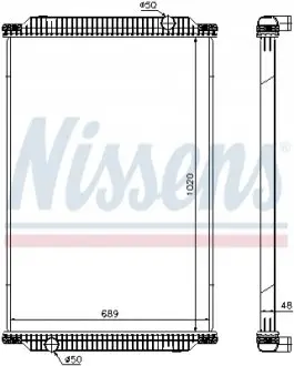 Радиатор, охлаждение двигателя NISSENS 67196