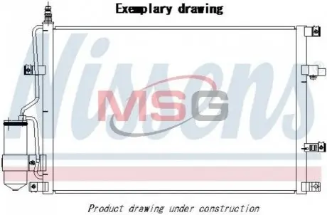 Ч?ODNICA КОНДИЦИОНЕР HYUNDAI NISSENS 940832