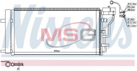 Ч?ODNICA КОНДИЦИОНЕР HYUNDAI NISSENS 941131