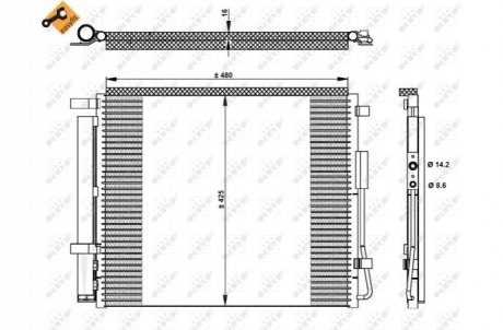 Ч?ODNICA КОНДИЦИОНЕР HYUNDAI NRF 350333