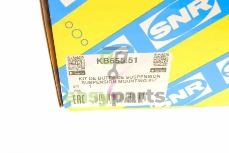 Подушка амортизатора (переднього) + підшипник Renault Latitude 2.0/1.5-3.0dCi 11- (R) SNR NTN KB655.51