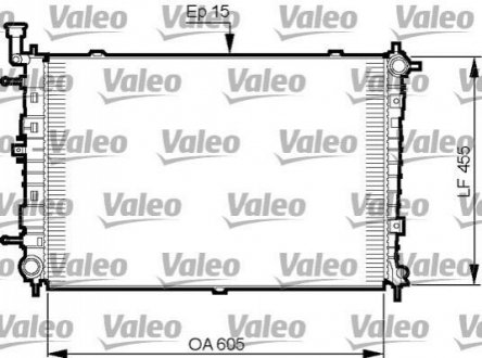 Радиатор, охлаждение двигателя Valeo 735516 (фото 1)