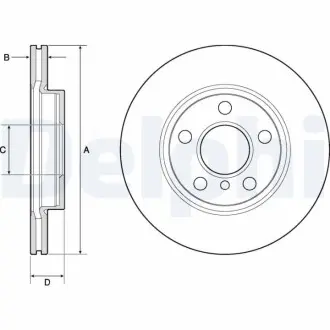 Щит Хэма. MINI 13-окрашенный Delphi BG4704C