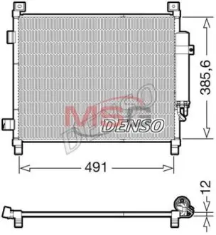 Ч?ODNICA КОНДИЦИОНЕР NISSAN DENSO DCN46031