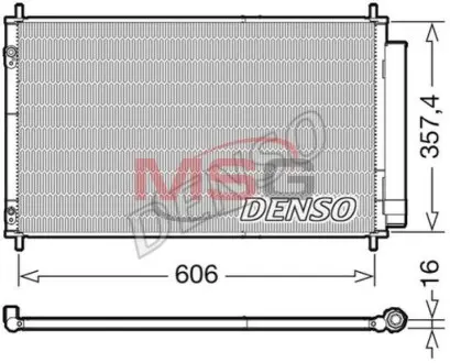 Ч?ODNICA КОНДИЦИОНЕРА TOYOTA DENSO DCN50058