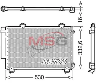 Ч?ODNICA КОНДИЦИОНЕРА TOYOTA DENSO DCN50060