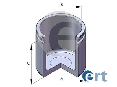 Поршень, корпус скоби гальма ERT 150674-C (фото 1)
